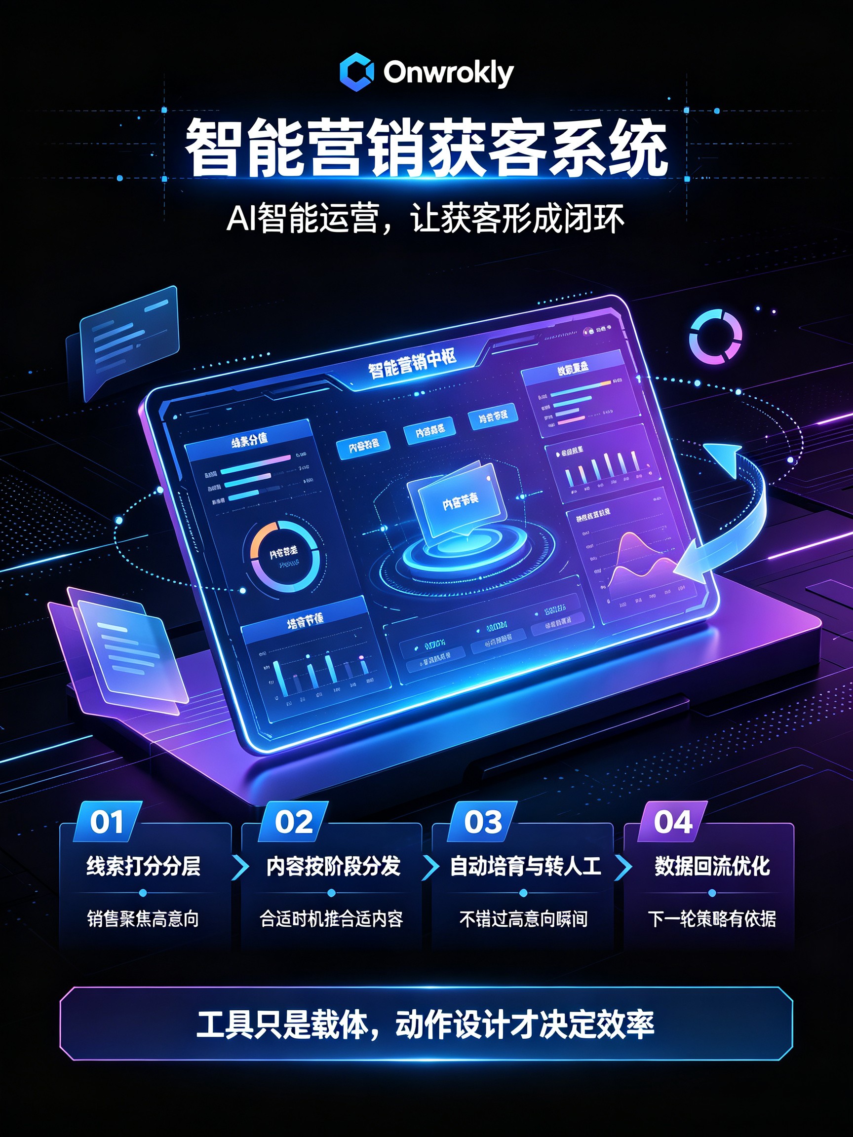 线索越来越贵、成交越来越难?智能营销获客的4个落地动作,建议先收藏Onworkly营销获客